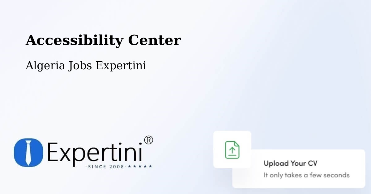 Accessibility Statement – Sétif - Algeria Jobs Expertini