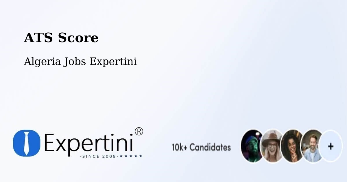 Resume ATS Score & Job Description Match Tool – Sétif - Algeria Jobs Expertini