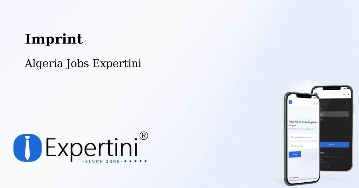 Imprint – Sétif - Algeria Jobs Expertini
